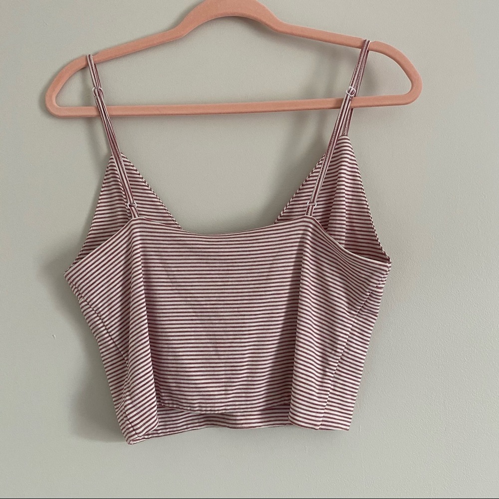 BB Dakota Striped Crop Top - Picture 3 of 4